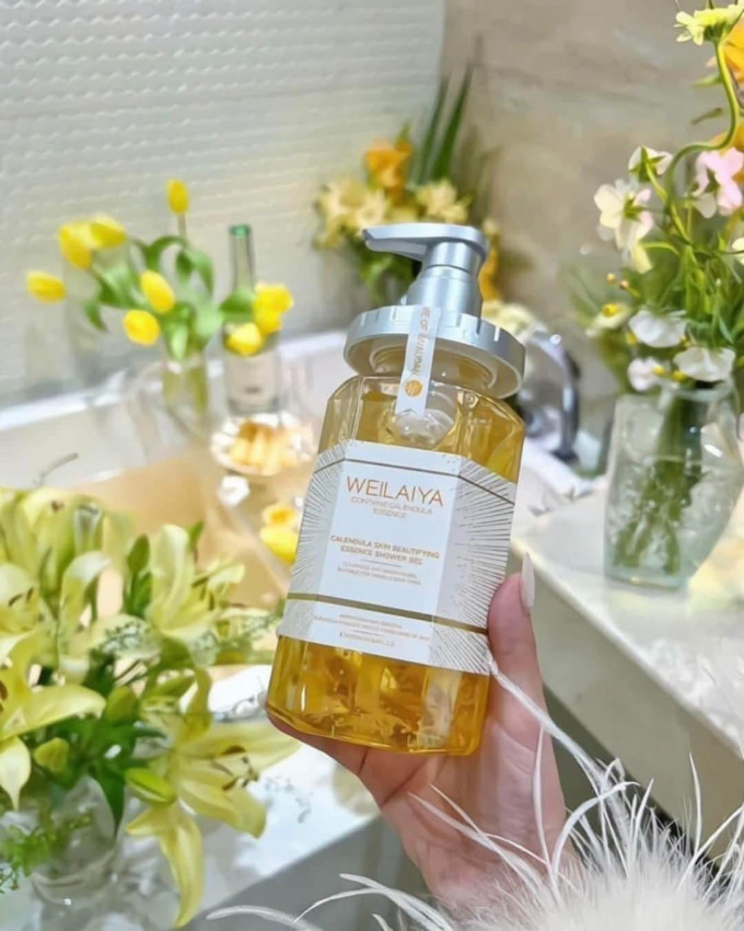 Sữa tắm Weilaiya Hoa Cúc Calendula - Chăm sóc làn da sạch khỏe mỗi ngày