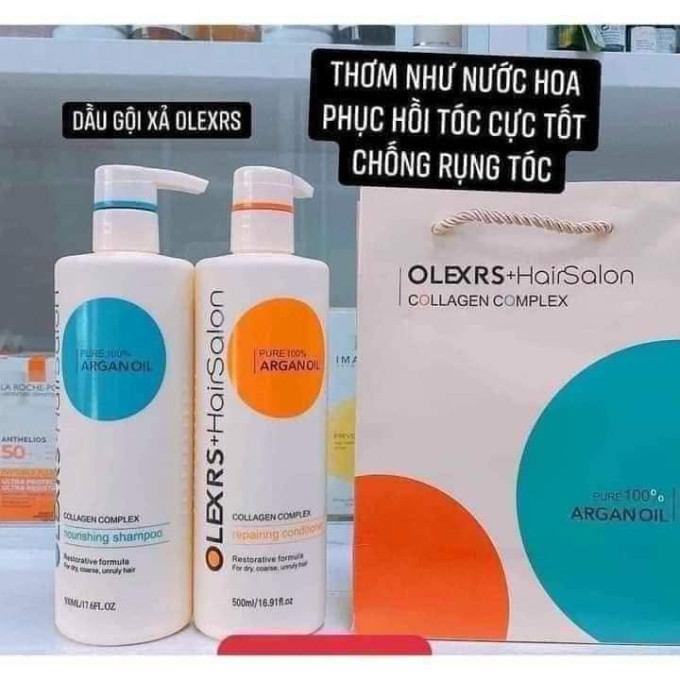 Cặp Dầu Gội Olexrs Argan Oil – Chăm Sóc Tóc Mềm Mượt Tại Nhà