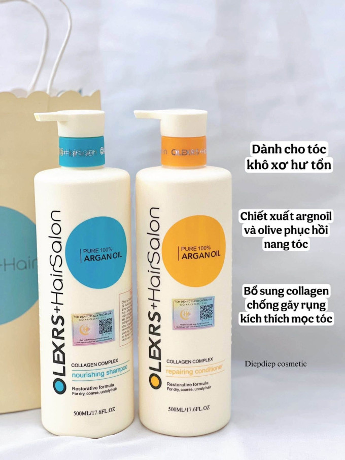 Cặp Dầu Gội Olexrs Argan Oil – Chăm Sóc Tóc Mềm Mượt Tại Nhà