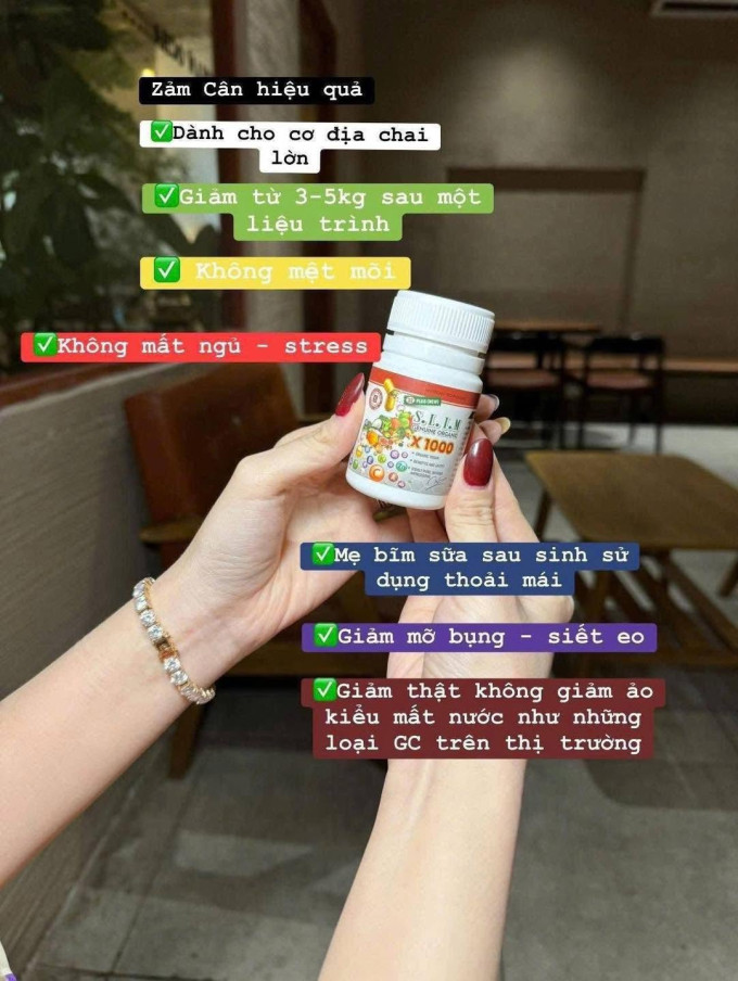 Giảm Cân Slim X1000 Có Tốt Không?