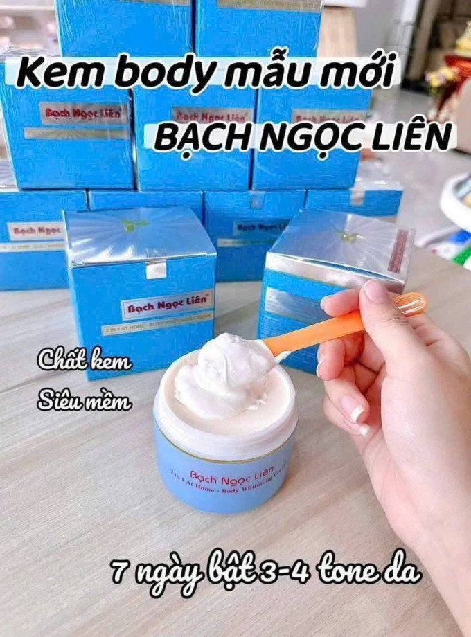 Kem dưỡng body Bạch Ngọc Liên xanh chính hãng