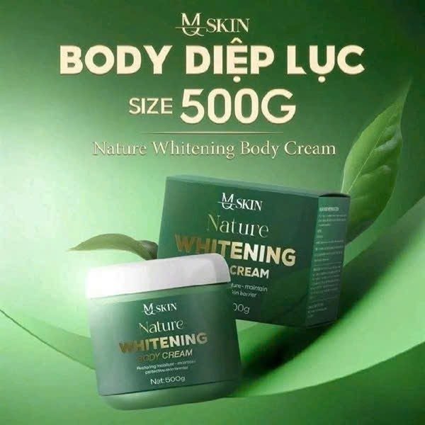 Kem Body MQ Skin Dưỡng Trắng 500g – Dưỡng Ẩm, Hỗ Trợ Bật Tone Da