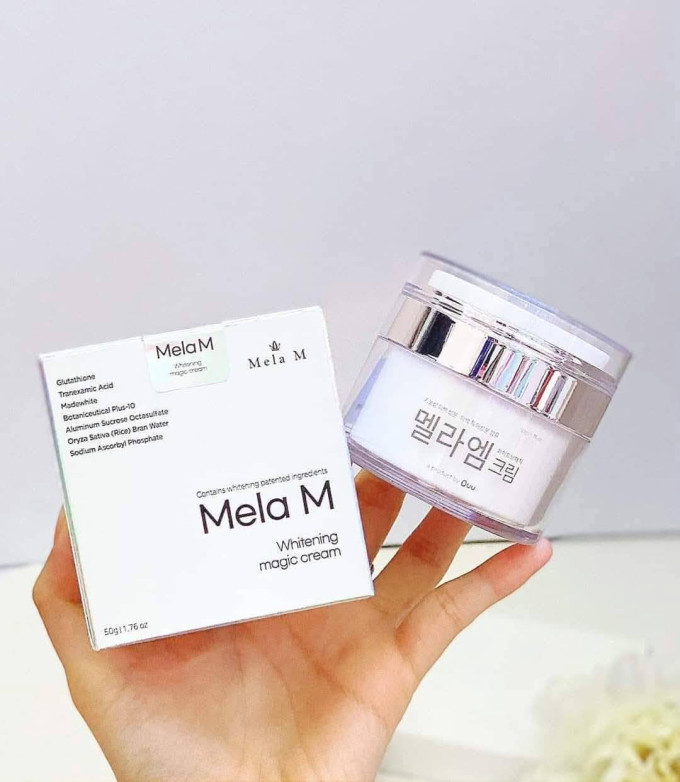 Kem Nám Mela M Hàn Quốc 50ml – Hỗ Trợ Mờ Nám, Thâm, Sạm Da