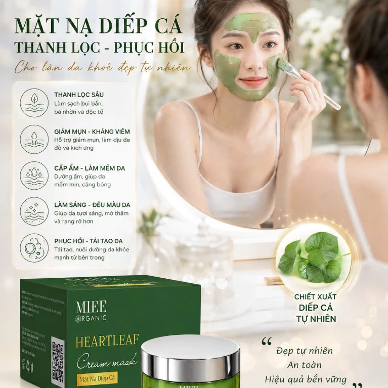 Cách sử dụng mặt nạ MIEE Organic