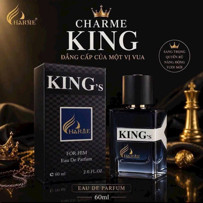Nước hoa nam Charme King 60ml chính hãng