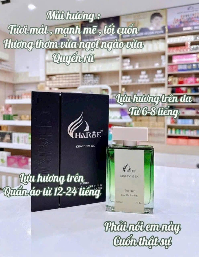 Là dòng nước hoa unisex, Charme Kingdom EX có thể sử dụng cho cả nam và nữ