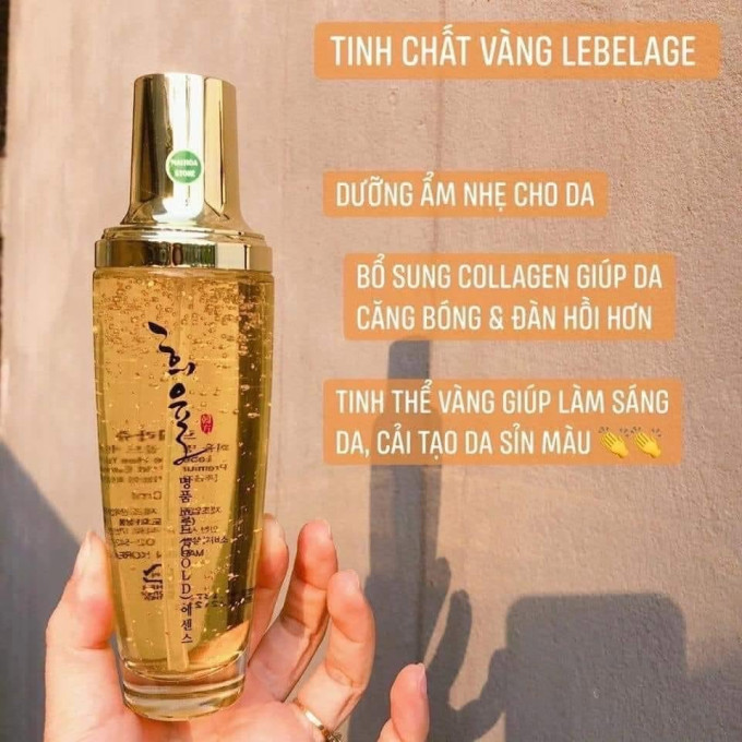 Tinh Chất Vàng 24K LEBELAGE – Dưỡng Ẩm Cho Da Mềm Mịn