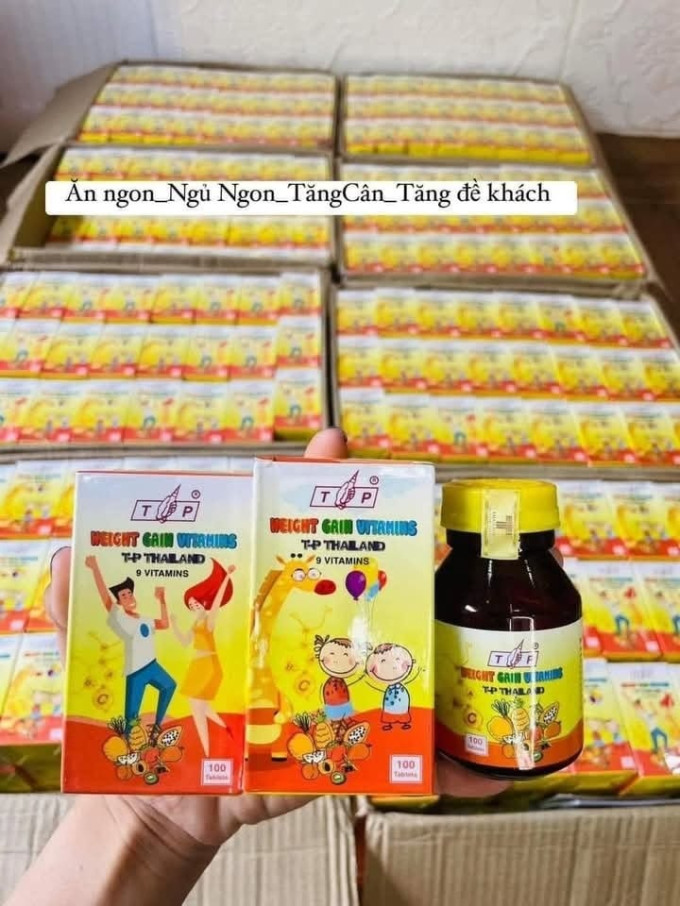 Tăng Cân Vitamin TP Thái Lan 100 Viên Chính Hãng – Hỗ Trợ Ăn Ngon, Ngủ Ngon