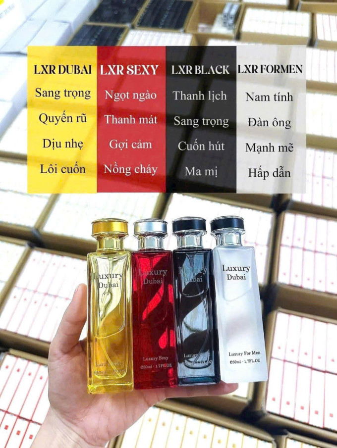 Nước Hoa Luxury Dubai 50ml – Khám Phá Mùi Hương Theo Phong Cách Riêng