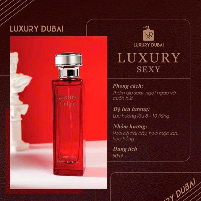 Hương thơm ngọt ngào, quyến rũ