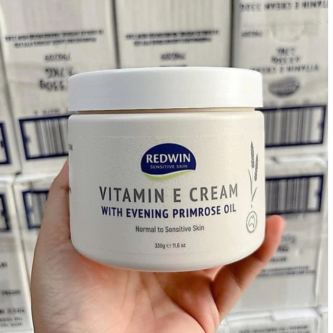 Kem dưỡng Redwin Vitamin E Cream 330g Úc chính hãng giúp dưỡng ẩm, khô da, nứt nẻ
