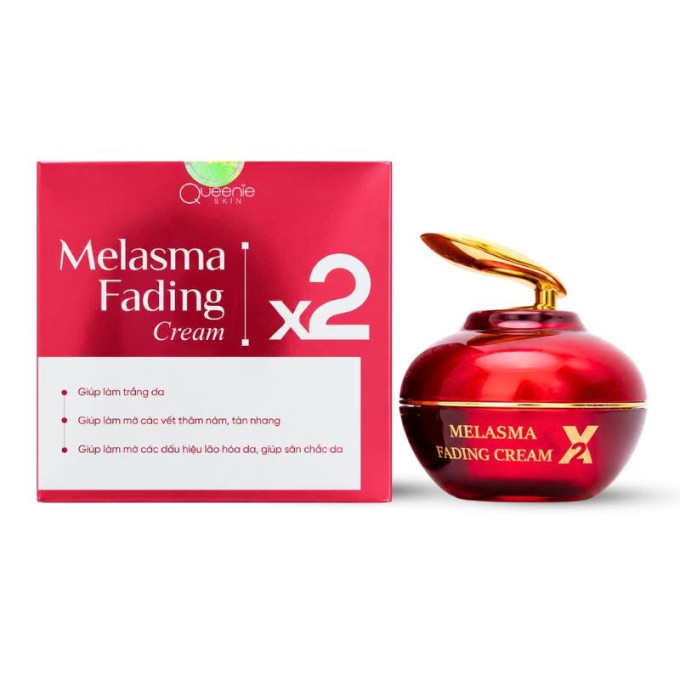 Huyết Nám Bóc Tách X2 Queenie Skin – Kem Dưỡng Chăm Sóc Da Sạm Nám