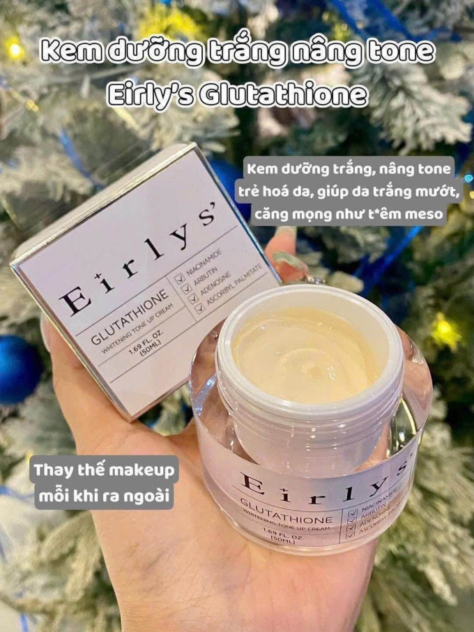 Kem Dưỡng Eirlys Ban Ngày Glutathione Whitening Tone Up Cream 50ml