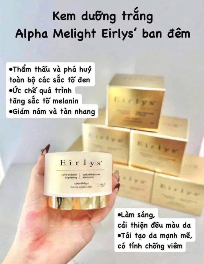 Kem Dưỡng Eirlys Ban Đêm 50ml – Chăm Sóc Da Khi Ngủ