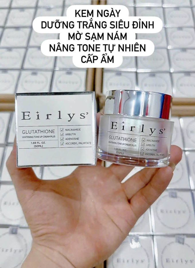 Kem Ngày V.I.P Eirlys' Glutathione – Dưỡng Trắng Da, Bảo Vệ Ban Ngày, Cấp Ẩm Và Làm Sáng Da