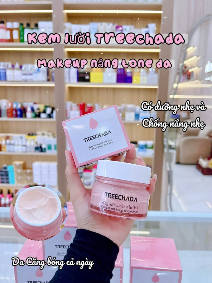 Kem Treechada Thái Lan 50g makeup nâng tone dưỡng ẩm