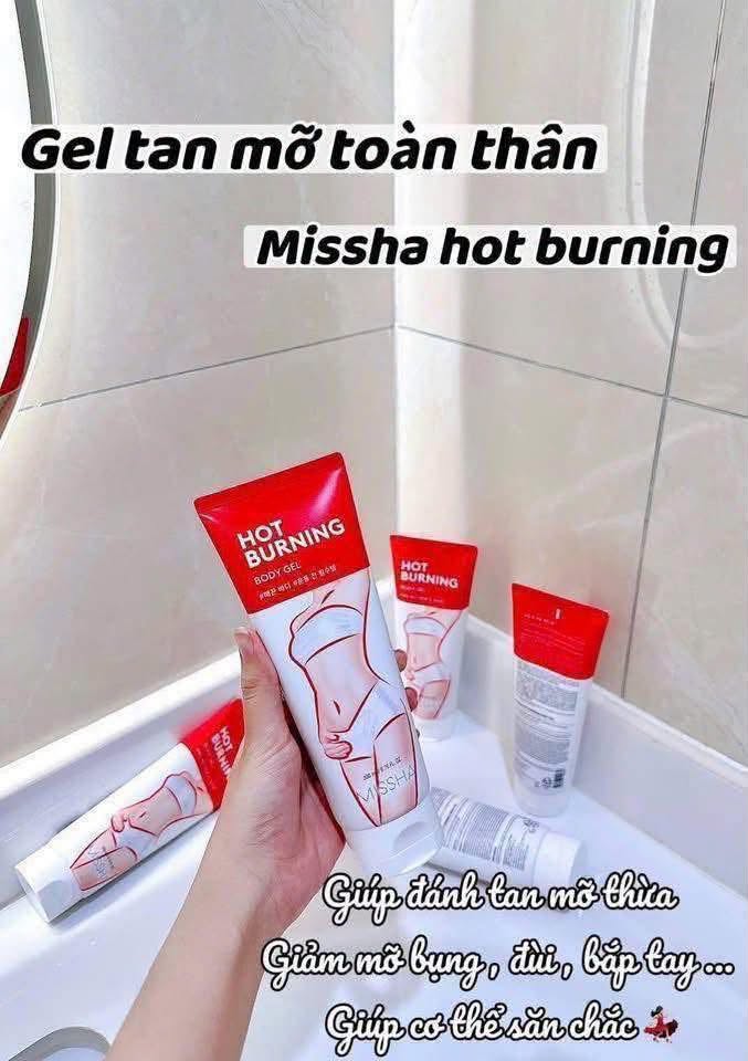 Kem Tan Mỡ Missha Hot Burning Body Gel 200ml Hàn Quốc