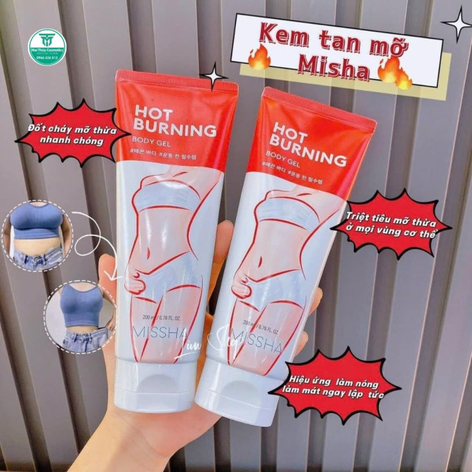 Body Gel Hot Burning Missha 200ml – Gel Massage Chăm Sóc Body